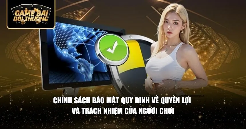 Chính sách bảo mật quy định về quyền lợi và trách nhiệm của người chơi